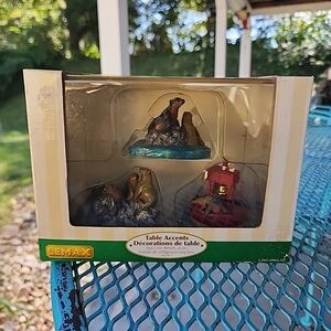 Lemax Village Collection 2003 Sea Lion Resort Ocean Animals Set Of 3 In Box